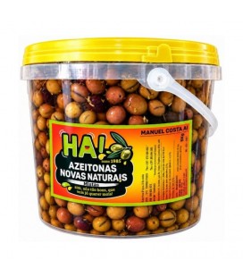 Azeitona Nova Retalhada Tampa Amarela 5 Kg