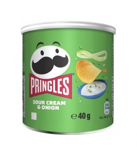 Pringles SCO Sour Cream e Onion -Verde- 40 Gr cx/12
