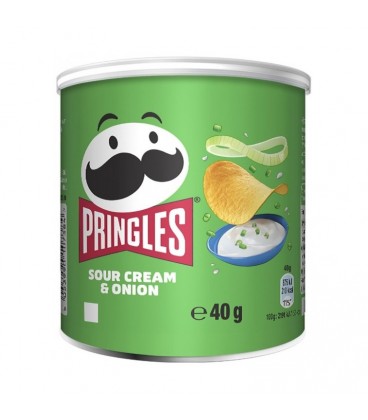 Pringles SCO Sour Cream e Onion -Verde- 40 Gr cx/12