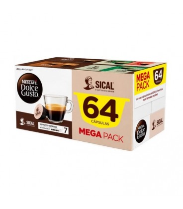 Capsulas de Café Originais Dolce Gusto Sical cx/64 2x32