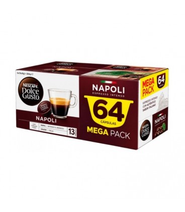 Capsulas de Café Originais Dolce Gusto Napoli cx/64 2x32