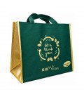 Saco Verde + Dourado HM Mate Laminado Reut c/Asa