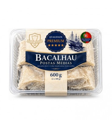 N26-Bacalhau Couvete 2 Posta Medias 600 gr