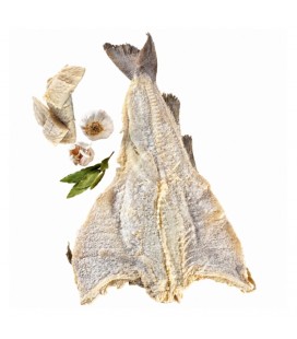 Bacalhau Jumbo Islandia +5 Kg HMM Salgado Seco cx/25 Kg