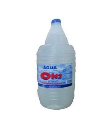 Agua Destilada Desmineralizada 5 Litros cx/3