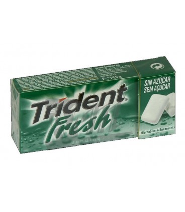 Pastilha Trident Drageias Fresh Spear(Verde) cx/24