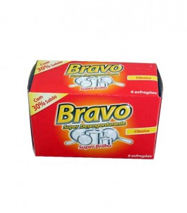 Esfregao Bravo c/ Sabao cx /20