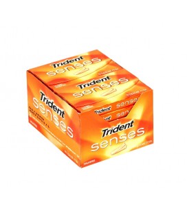 Pastilha Trident Senses Tropical Mix cx/12
