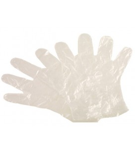 Luvas Palhaco Descartáveis (plastico) Saco x 100