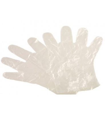 Luvas Palhaco Descartáveis (plastico) Saco x 100
