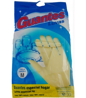 Luvas Borracha Domesticas Medias (1 Par)