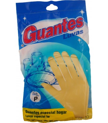 Luvas Borracha Domesticas Pequenas (1 Par)