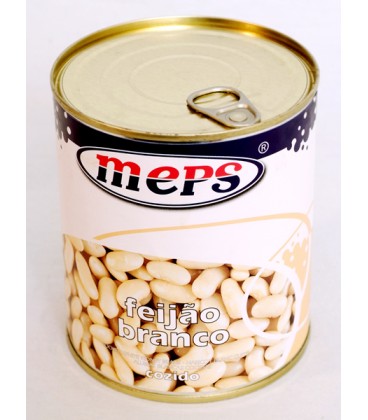Feijao Branco MEPS lata (1Kg) 820gr cx/12