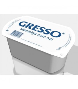 Manteiga Gresso PL. c/ Sal Chef 1 Kg cx/6
