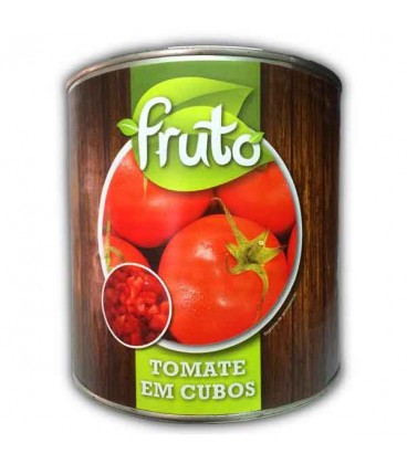 Tomate FRUTO Cubos 3kg (2500gr) cx/6