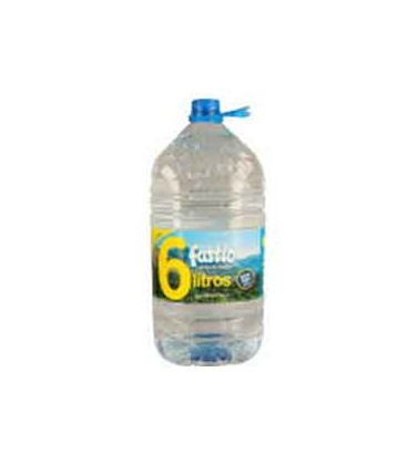 Agua Fastio 6 Litros cx/ 2 un