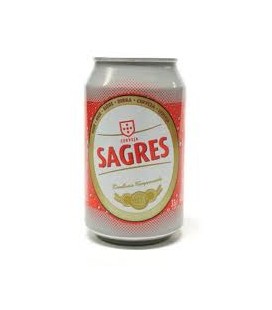 Cerveja Sagres Lata 0.33 Lt cx/24