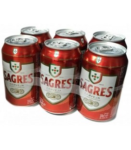 Cerveja Sagres Lata 0.33 Lt cx/24