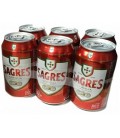 Cerveja Sagres Lata 0.33 Lt cx/24