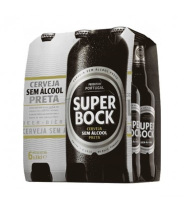 Super Bock Zero S/ Alcool Preta 0.33 TP cx/24 