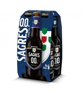 Sagres Zero S/ Alcool Preta TP cx/24