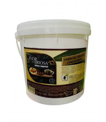 Gordura Vegetal Alto Rendimento Flor Briosa 10 Lt 