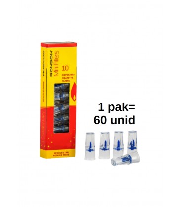 Mini Filtros Ronson pak/2 x 30cx c/10 un :600