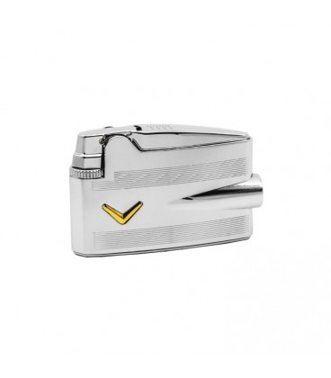 R31-0002 Ronson Mini Varaflame Chrome E/T V Mark