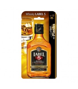 Frasco Whisky Scoth Label 5 200ml cx/8