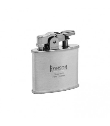 R02-0026 Ronson Nostalgia Chrome Satin Oil