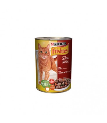 Friskies Gato Lata Boi/Figado/Legumes 400gr cx24