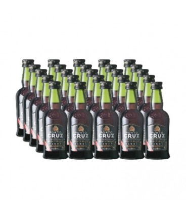 Miniatura Vinho do Porto Cruz Vidro 50 ml cx/100