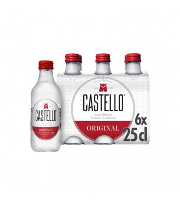 Agua Castello Gaseificada 0.25 CL T.P. cx/ 24