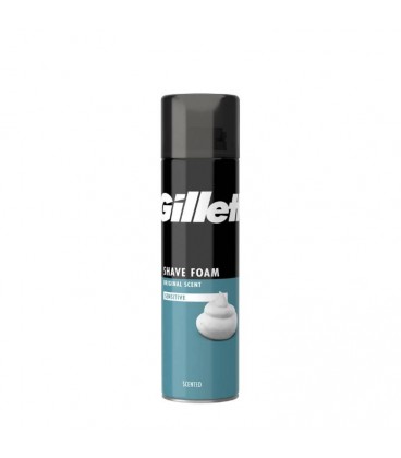 Espuma Barbear Gillette Sensitive 200ml cx/6