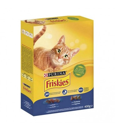 Friskies Gato Caixa Atum e Legumes 400gr