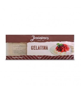 Folhas de Gelatina Jeronimos 4 Pak 25 x 5 un