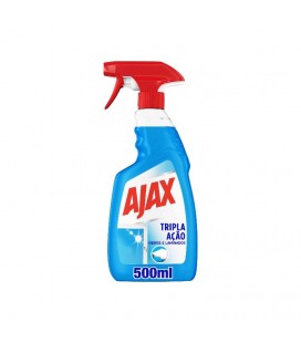 Ajax Limpa Vidros Tripla Ação c/ Pistol 500ml cx12