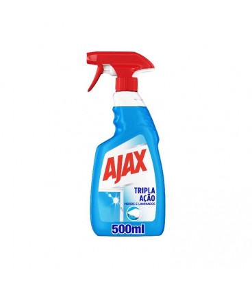 Ajax Limpa Vidros Tripla Ação c/ Pistol 500ml cx12