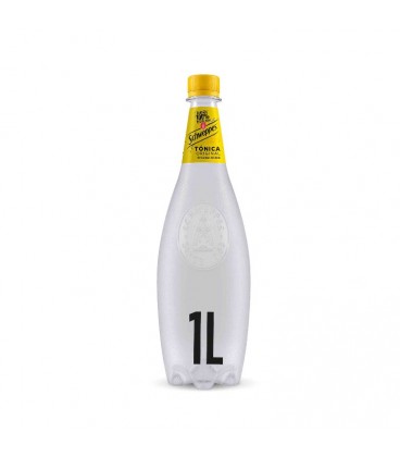Agua Tonica Schweppes 1 Litro cx/12 un