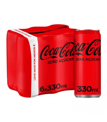 Coca Cola Zero Lata 330 ml cx/28