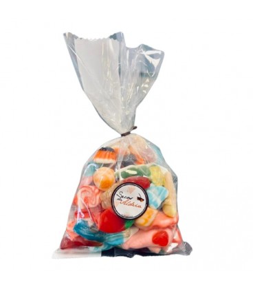 Gomas Sortidas com Brilho Saco 500 gr