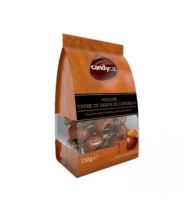 Bombons Candycat Recheio Caramelo 134gr cx/20