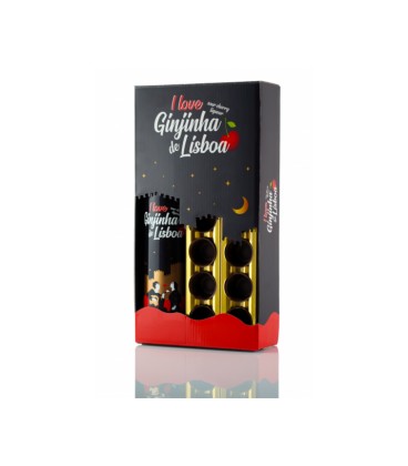 Ginja I Love Ginjinha Lisboa+12 Copos 500 ml cx/6