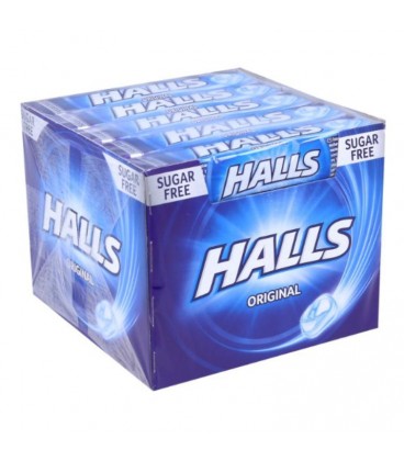 Halls Mentol s/ Acucar Original (Azul) cx/20