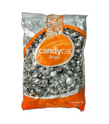 Rebucados Mentol Candycat Saco 1 Kg