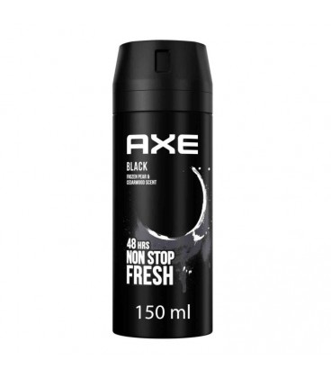 Desodorizante Axe Black Body Spray 150 ml cx/6