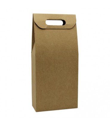N23-Fantasia p2 garrafas Kraft Natural s/ Janela