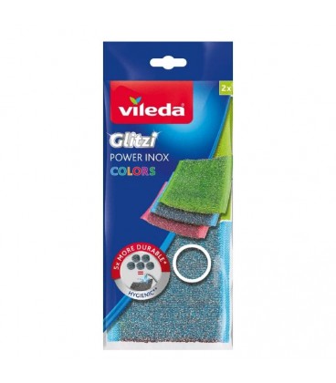 Esfregao Metalico Vileda Power Inox Colors 2 un