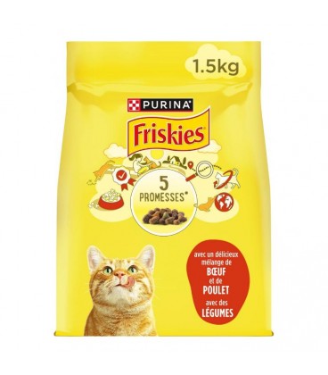 Friskies Gato Boi/ Frango/ Legumes 1.5kg cx/6