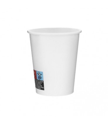 Copos Papel Branco 180 ml p/ Agua -50 un